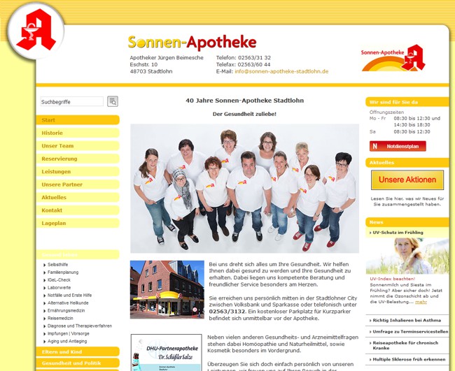 Taste Sonnen-Apotheke